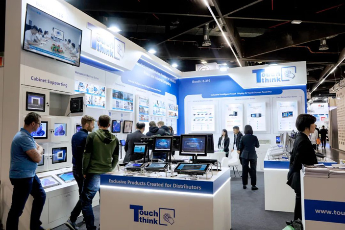 觸想展臺客戶接待現場