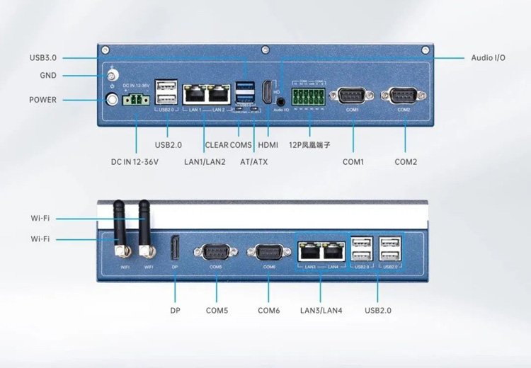 TPC13-WIPC 豐富擴展接口  TPC13-WIPC 豐富擴展接口